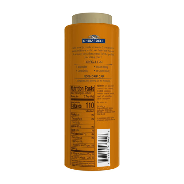 (6 pack) GHIRARDELLI Premium Caramel Sauce, 16 oz Bottle