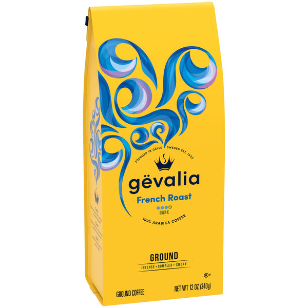 (6 pack) Gevalia French Roast Ground Coffee, 12 oz. Bag
