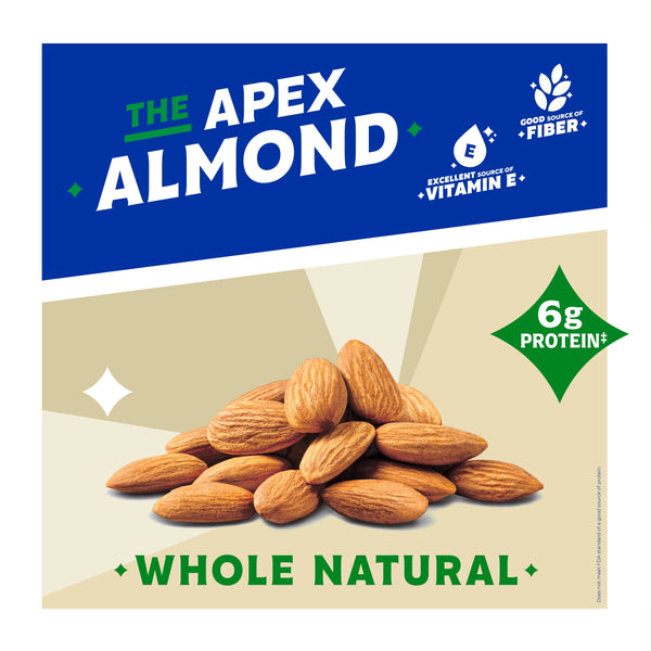 (6 pack) Blue Diamond Almonds, Whole Natural Raw Almonds Perfect for Gluten Free Snacking, 25 oz.