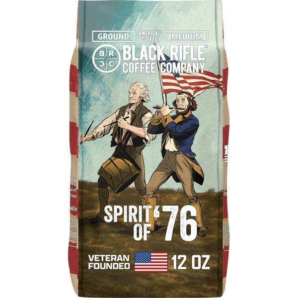 (6 pack) Black Rifle Coffee Spirit of '76, Medium Roast, Ground Coffee, 12 oz