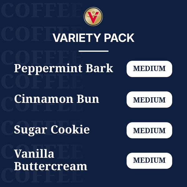 Victor Allen's Coffee Winter Wonderland Variety, 96 Count, Single Serve Coffee Pods for Keurig K-Cup Brewers