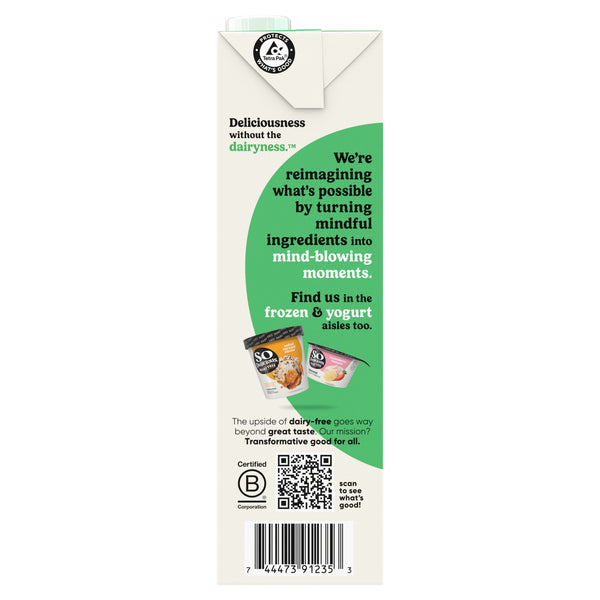 (12 pack) So Delicious Dairy Free Shelf Stable Vegan and Gluten Free Unsweetened Organic Coconut Milk Carton, 32 fl oz