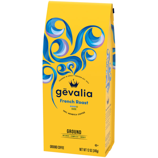 (6 pack) Gevalia French Roast Ground Coffee, 12 oz. Bag