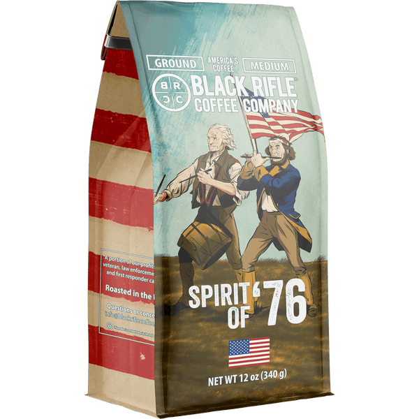 (6 pack) Black Rifle Coffee Spirit of '76, Medium Roast, Ground Coffee, 12 oz