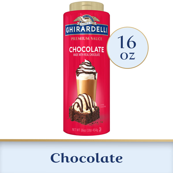 (6 pack) GHIRARDELLI Premium Chocolate Sauce, 16 oz Bottle