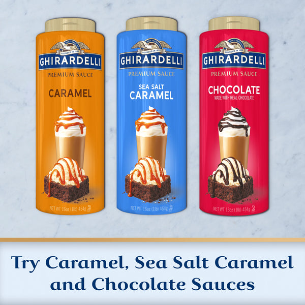 (6 pack) GHIRARDELLI Premium Chocolate Sauce, 16 oz Bottle