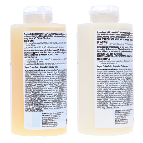 Olaplex Bond Maintenance No. 4 Shampoo & No. 5 Conditioner, 8.5 oz Combo Pack