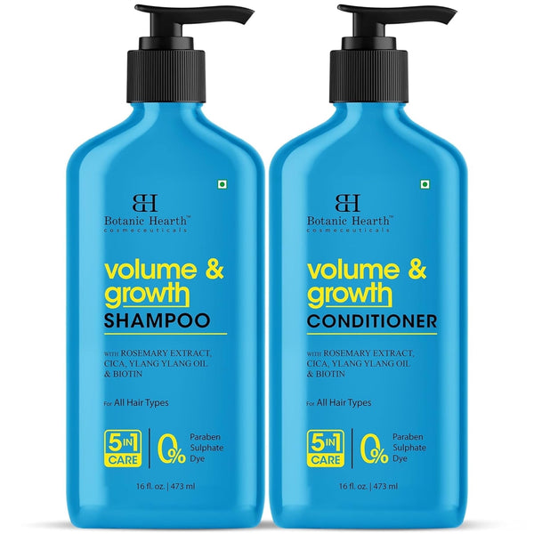 Botanic Hearth Tea Tree Shampoo and Conditioner Set - with 100% Pure Tea Tree Oil, for Itchy and Dry Scalp, Sulfate Free, Paraben Free - for Men and Women - 2 bottles 16 fl oz each