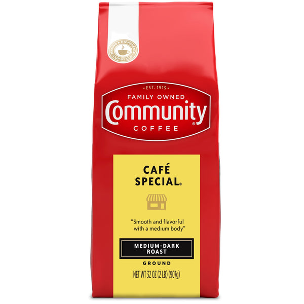 (4 pack) Community Coffee Signature Blend Dark Roast Ground Coffee, 32 Oz, Bag