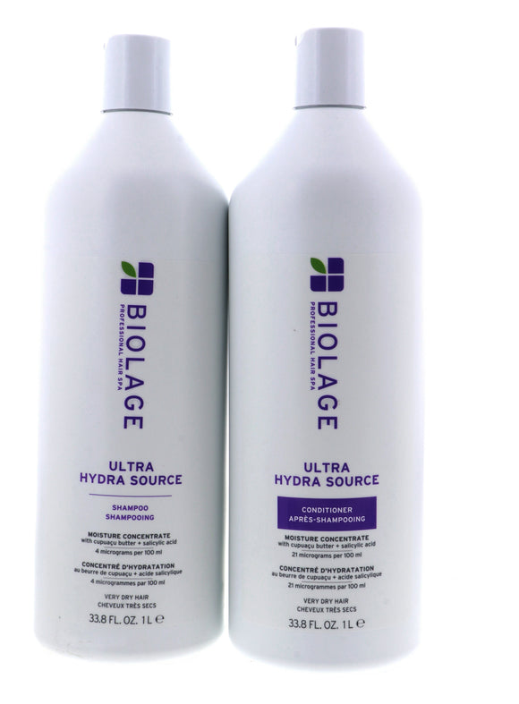 Matrix Biolage Ultra Hydrasource Shampoo and Conditioner Set, 33.8 oz