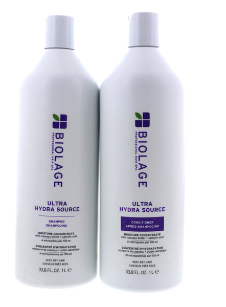 Matrix Biolage Ultra Hydrasource Shampoo and Conditioner Set, 33.8 oz
