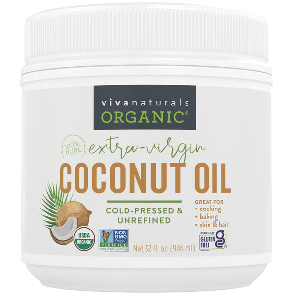 Viva Naturals Organic Extra-Virgin Coconut Oil, 54 fl oz