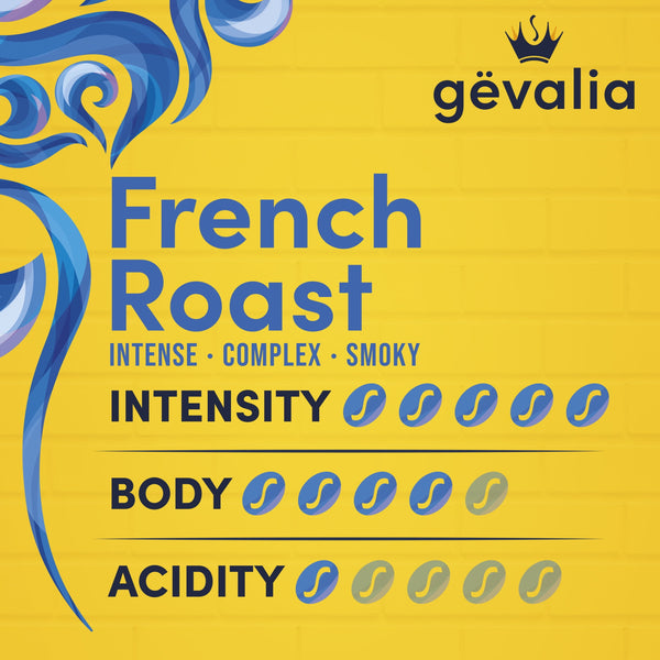 (6 pack) Gevalia French Roast Ground Coffee, 12 oz. Bag