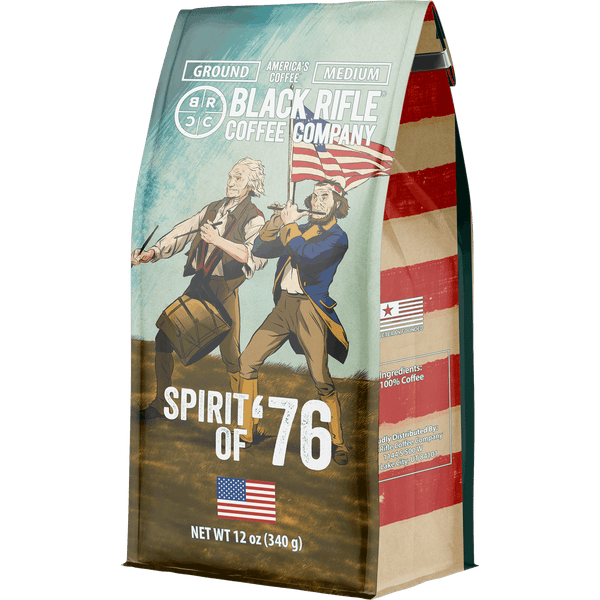 (6 pack) Black Rifle Coffee Spirit of '76, Medium Roast, Ground Coffee, 12 oz