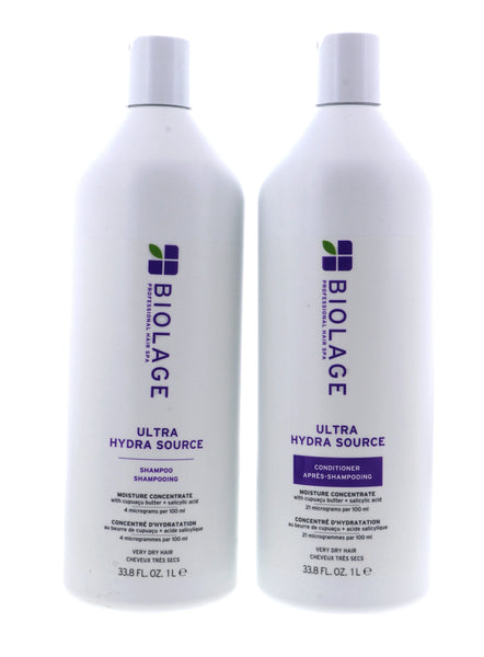 Matrix Biolage Ultra Hydrasource Shampoo and Conditioner Set, 33.8 oz