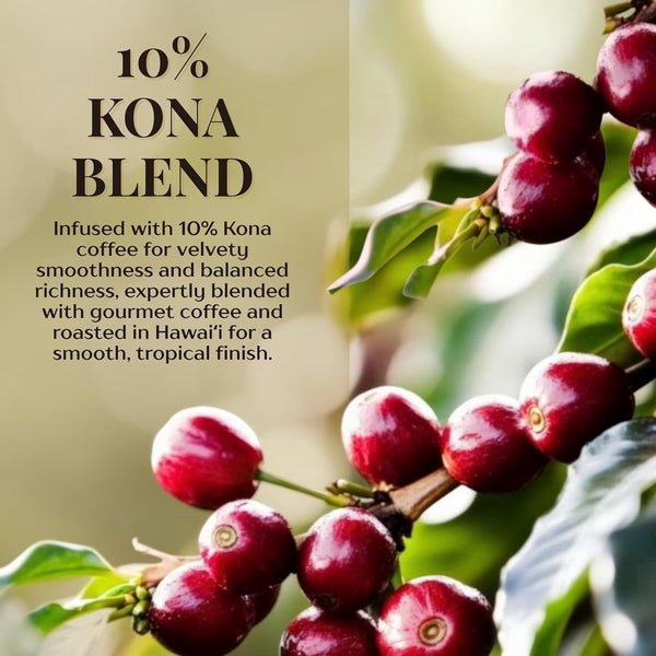 Royal Kona Coffee Medium Dark Roast Ground Coffee, Pacific Roast, 40 oz