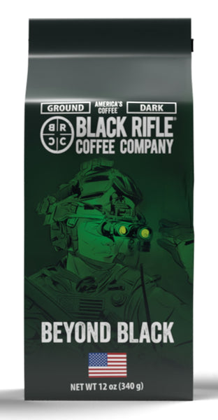 (6 pack) Black Rifle Coffee Company Beyond Black, Dark Roast, Ground Coffee, 12 oz