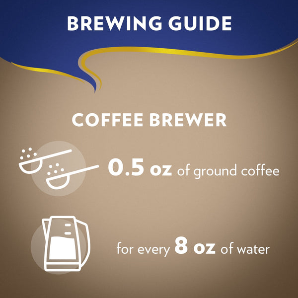 Lavazza Super Crema Ground Coffee, Medium Roast, Arabica and Robusta Blend, 32 oz Bag (Pack of 6)