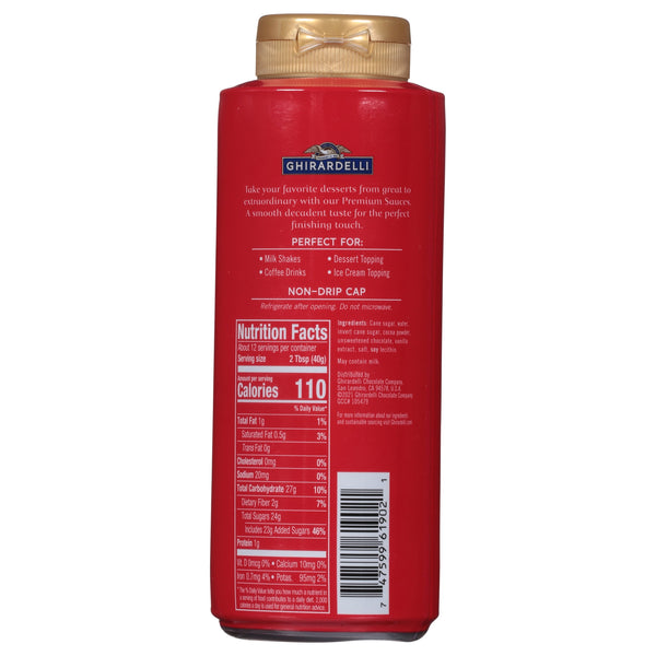 (6 pack) GHIRARDELLI Premium Chocolate Sauce, 16 oz Bottle