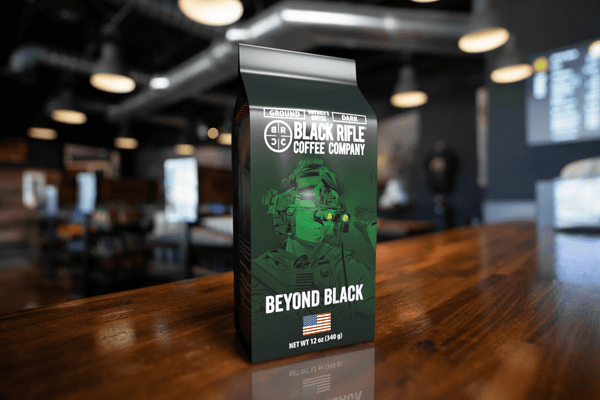(6 pack) Black Rifle Coffee Company Beyond Black, Dark Roast, Ground Coffee, 12 oz
